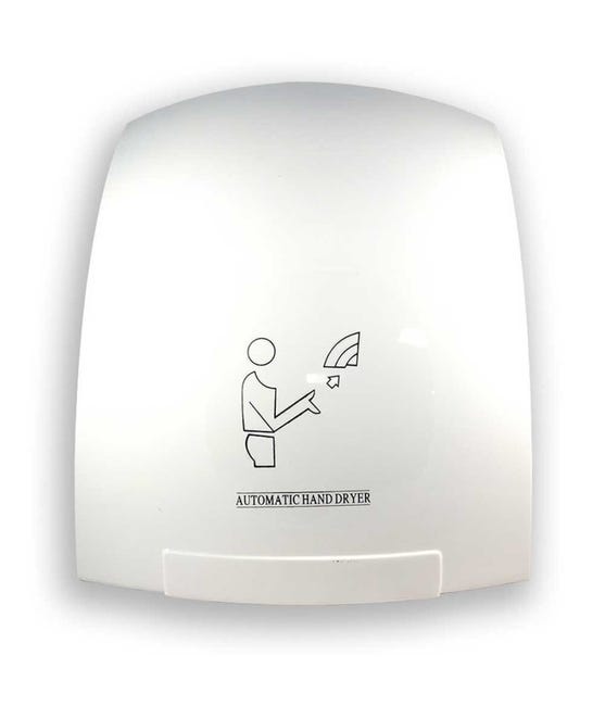 Asciugamani Elettrico A Parete Con Fotocellula - Getto Aria Calda, 1200W, Per Hotel E Bagni - Foto 12