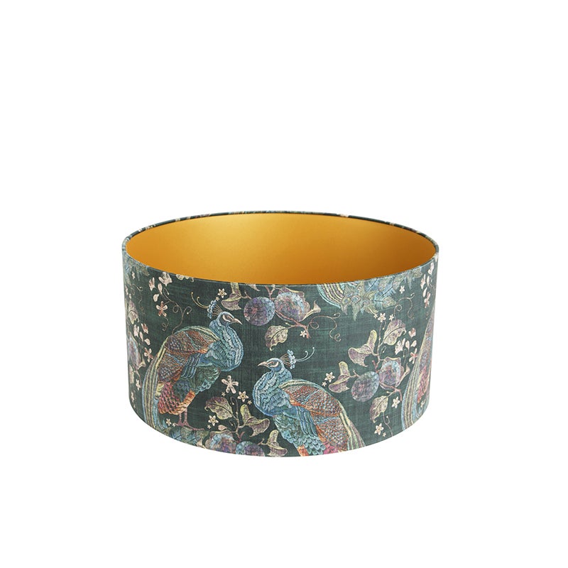 Qazqa classic-antique - Cilinder Velours - różnokolorowy, supports-e27, diameter 50 centimeter