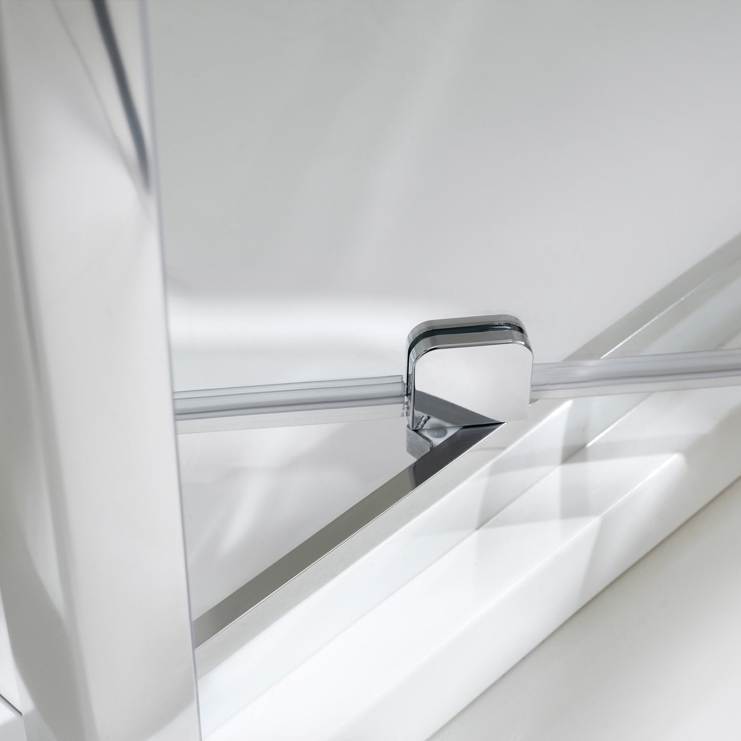 Box Doccia 3 lati 75x80x75 CM H198 stampato C mod. Cristal Trio 2 Ante - 5