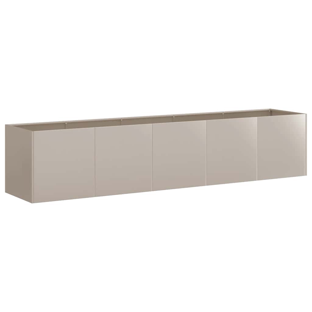 Jardinière rouillé 200x40x40 cm acier inoxydable vidaXL - 5
