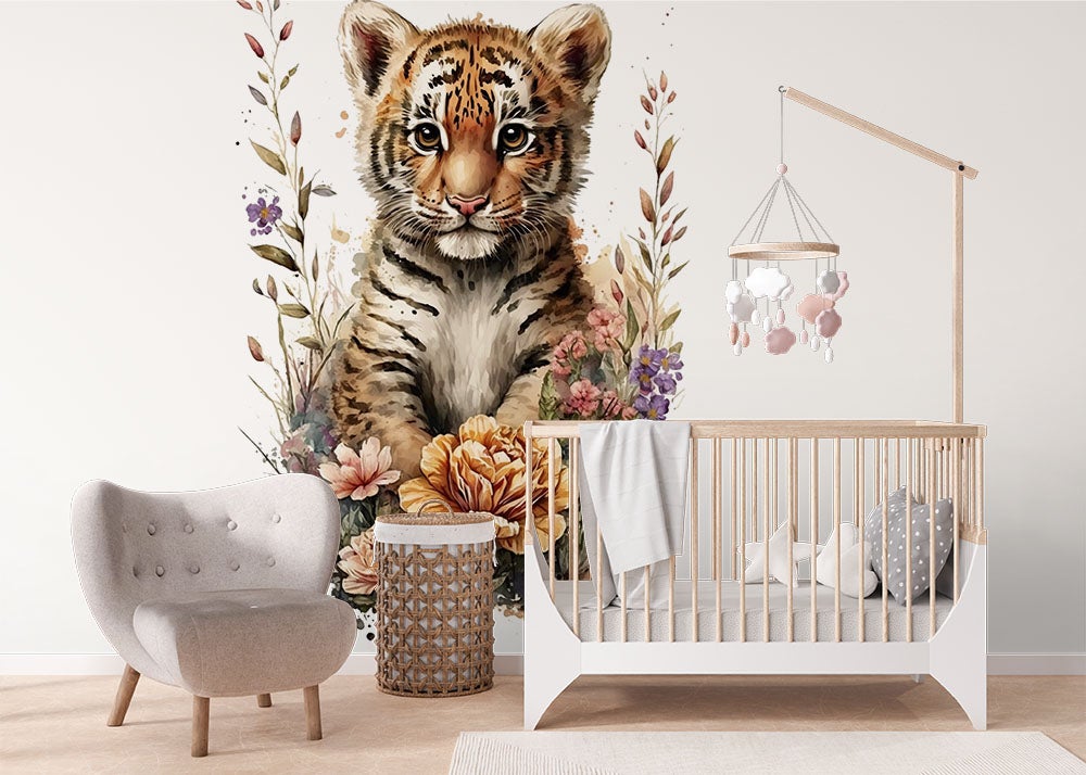 Tapisserie murale style arbres de la jungle - TenStickers
