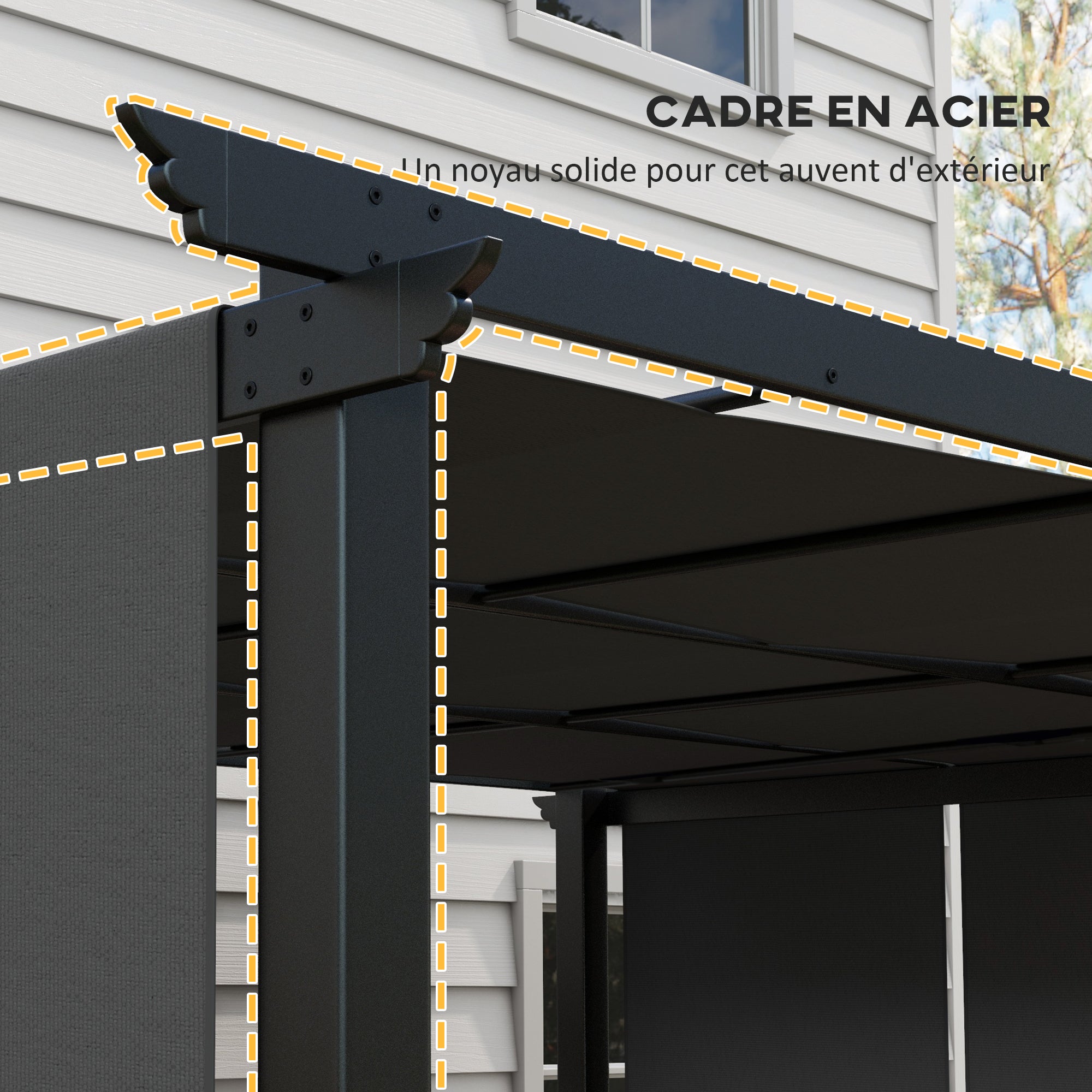 Pergola Acier Outsunny - 6