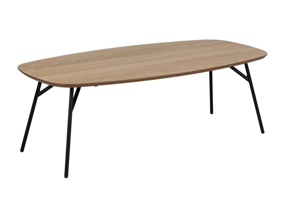 Stolik kawowy prostokątny Caracas ACTONA dębowy loftowy 120x60 cm do salonu 1 szt.