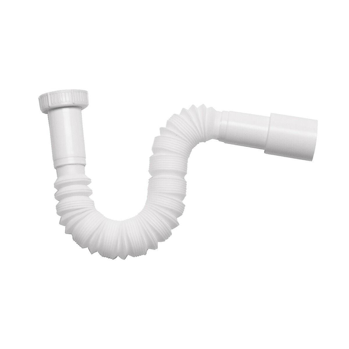 Sifon extensible con tuerca de plastico 1\