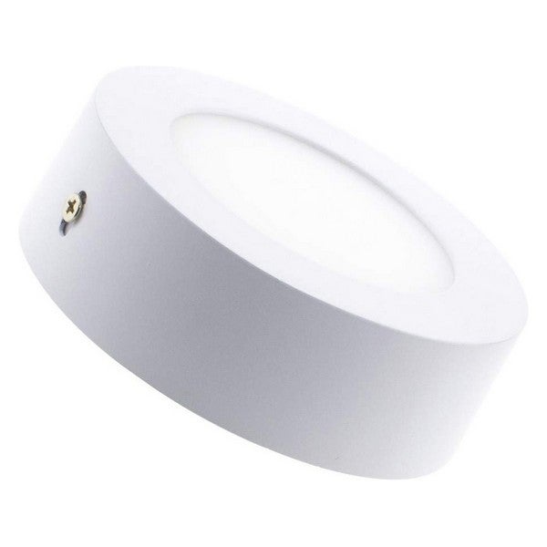 Plafonnier LED Rond 6W Ø120 mm, 6000K Blanc froid, Aluminium, IP20, 480lm - 6