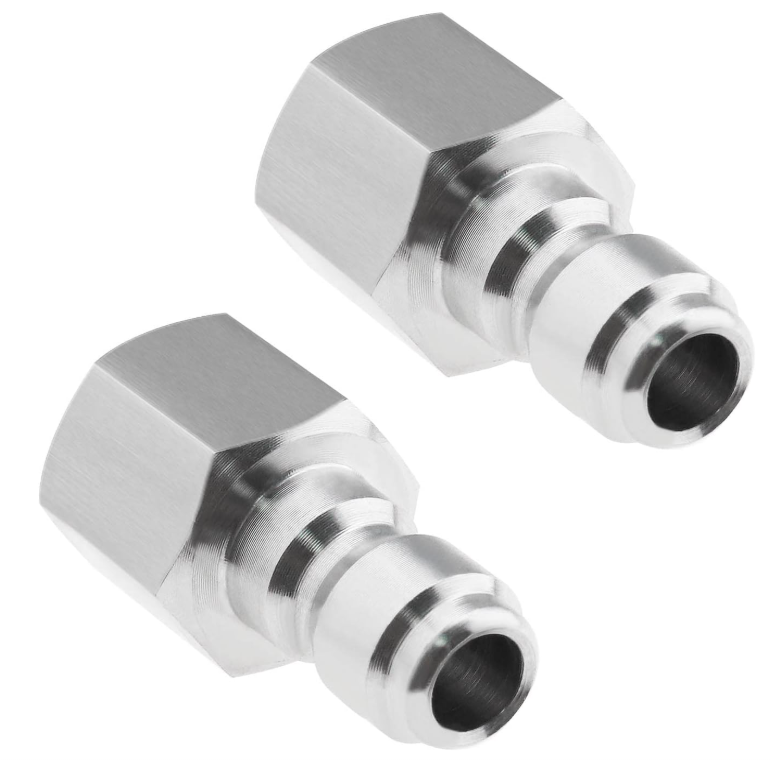 Raccord de tuyau hexagonal en acier inoxydable, filetage BSP 1/8, tête de raccord mâle, eau, huile, connecteur d'air, 1/4 , 3/8, 1/2 , 3/4, 304  13