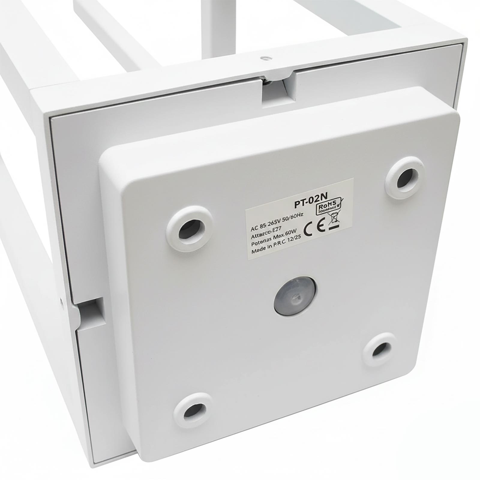 Lampione da Giardino E27 Moderno IP65 Lampioncino Esterno Luce Cortile Viale Sentiero 60cm 230V COLORE BIANCO - 6