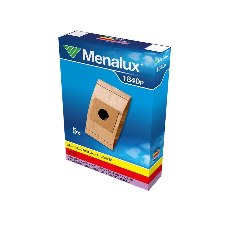 5 sacs aspirateur T206 MENALUX