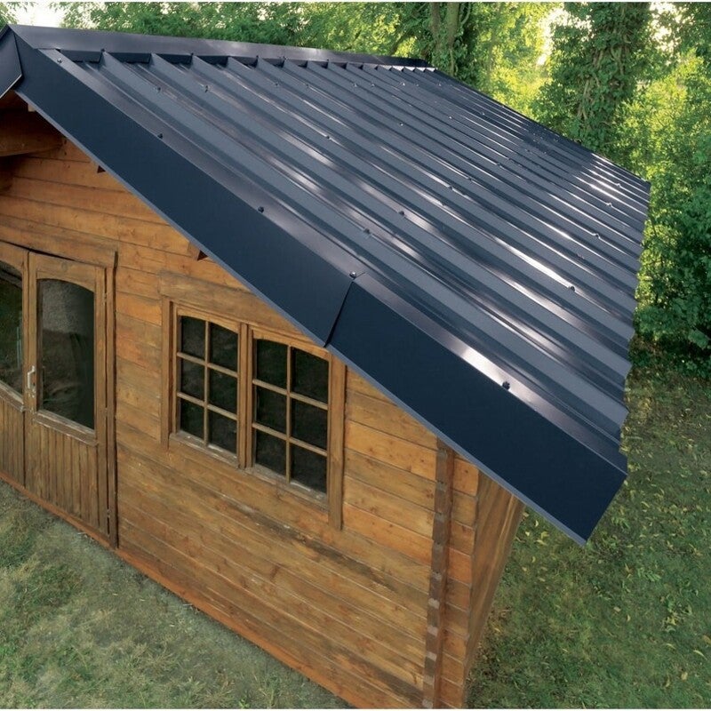 Bac acier laquée 1045 63/100 - Coloris - Bleu ardoise 5008, Largeur - 105 cm, Longueur - 250 cm - 3