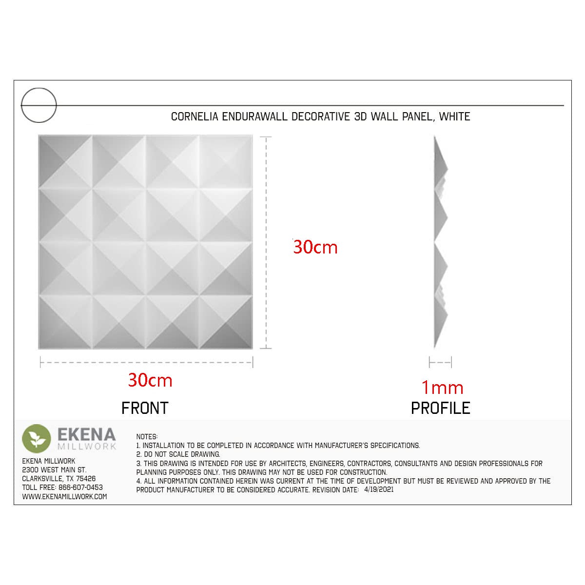 Panneaux muraux 3D 30 x 30cm - Autocollants muraux 3D en PVC, faciles à installer - Imperméables et efficaces -pour le salon ou la chambre (15 pièces) - 2