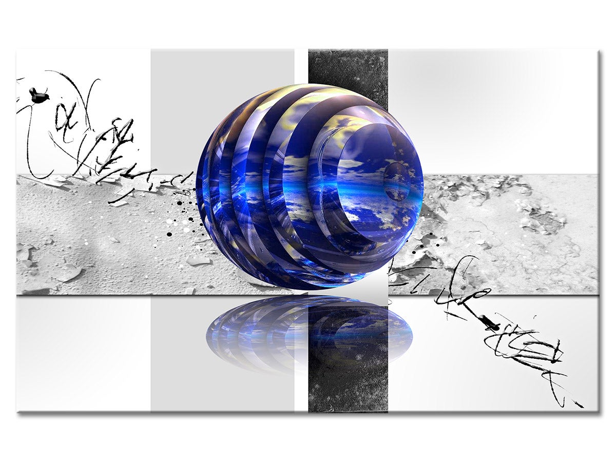 Tableau plexiglas déco abstraite BILLE - 2