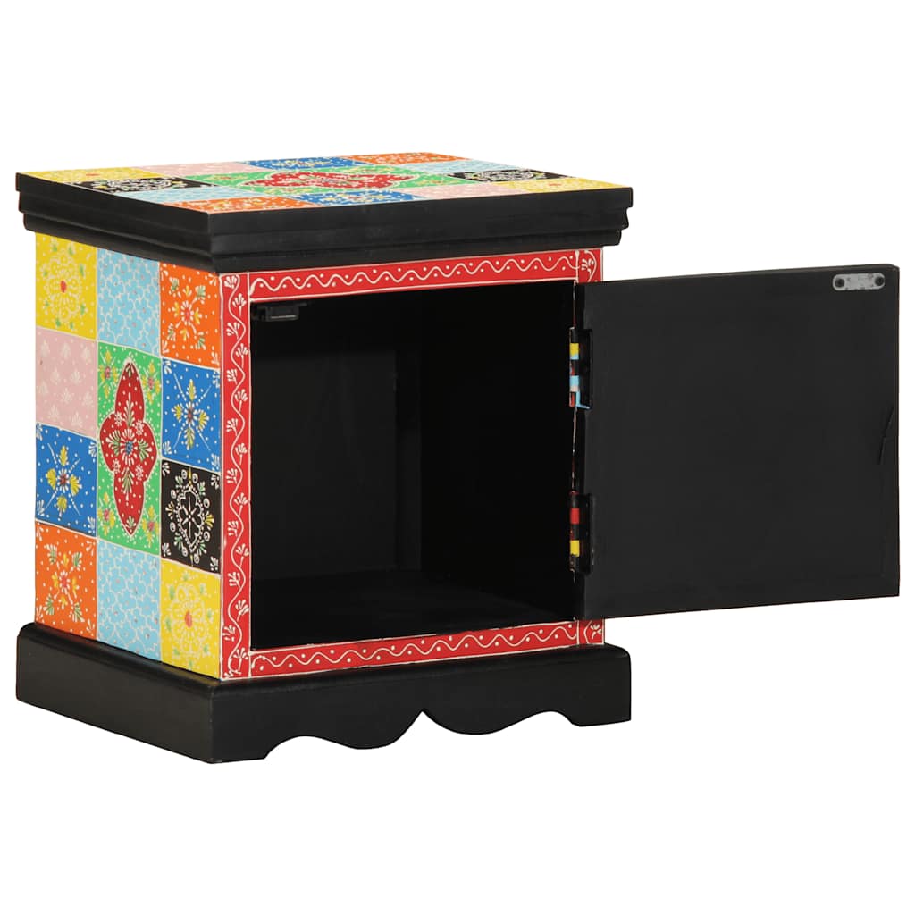 Tables de chevet multicolores 2 pièces 40 x 35 x 45 cm - 4