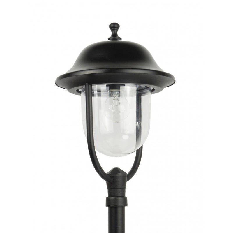 Latarnia ogrodowa Prince czarna 1xE27x60W IP43 wym: 167 x 25 x 25 cm aluminium SU-MA