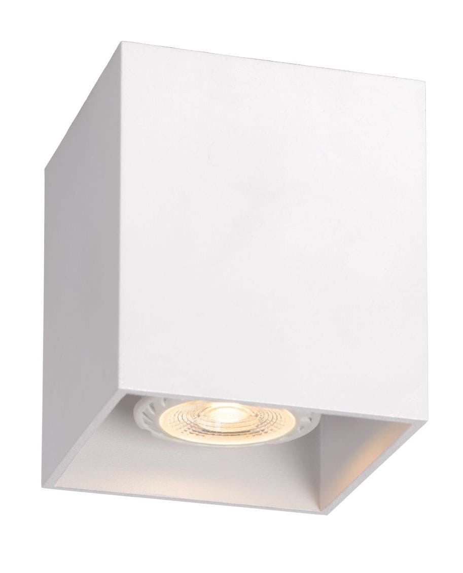 Reflektor sufitowy Spot BODI biały 1xGU10x50W wym: 9,5 x 8,25 x 8,25 cm IP20 Lucide