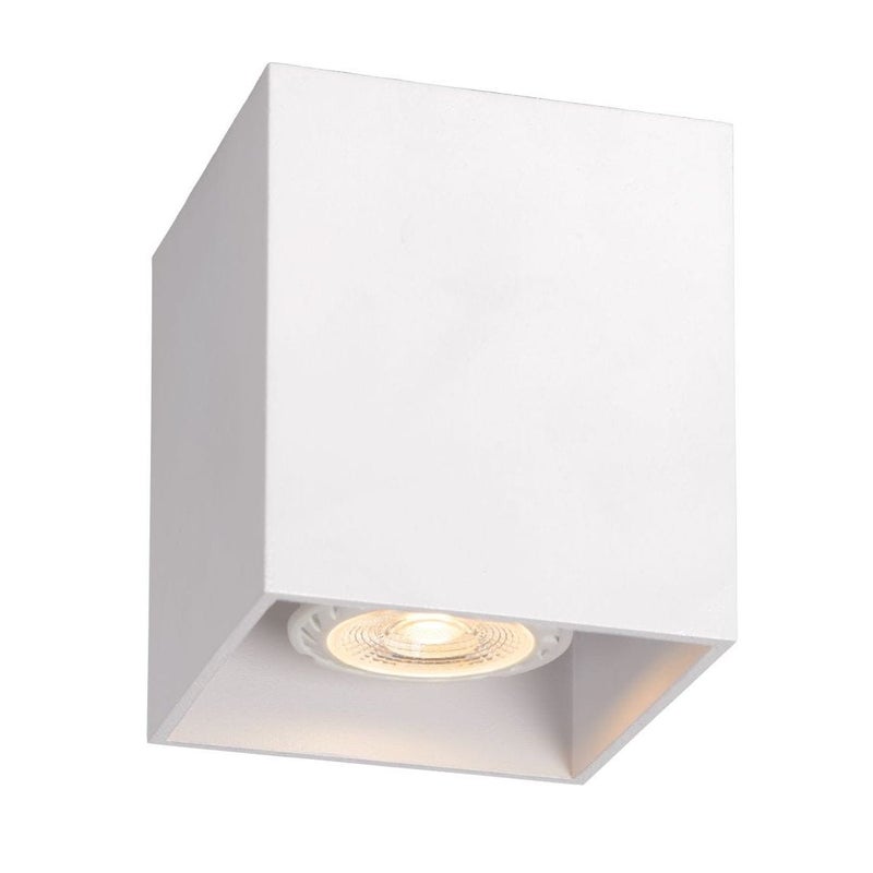 Reflektor sufitowy Spot BODI biały 1xGU10x50W wym: 9,5 x 8,25 x 8,25 cm IP20 Lucide