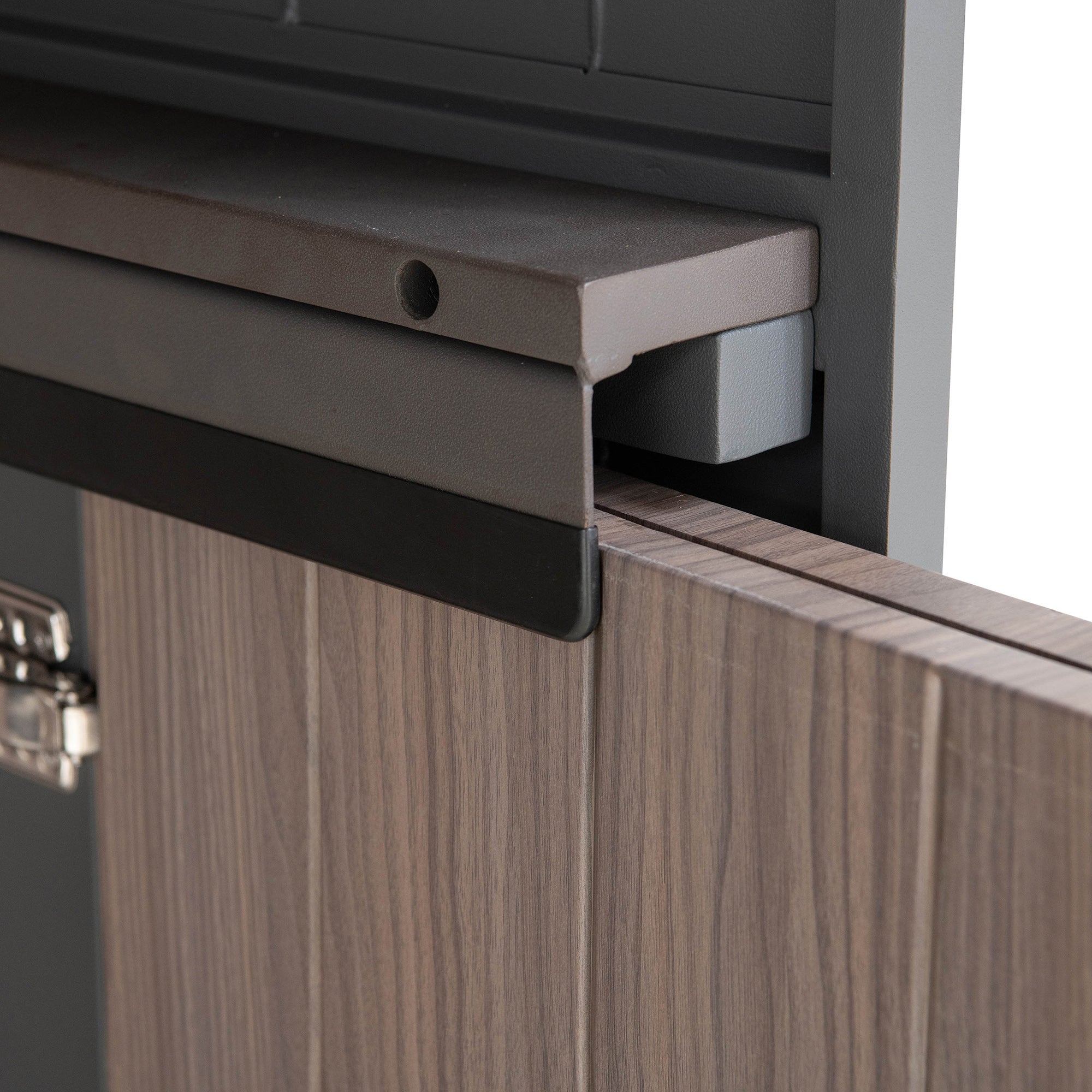 Abri de jardin MAMBO pour cuisine extérieure - 94cm x 220cm, anthracite - 5