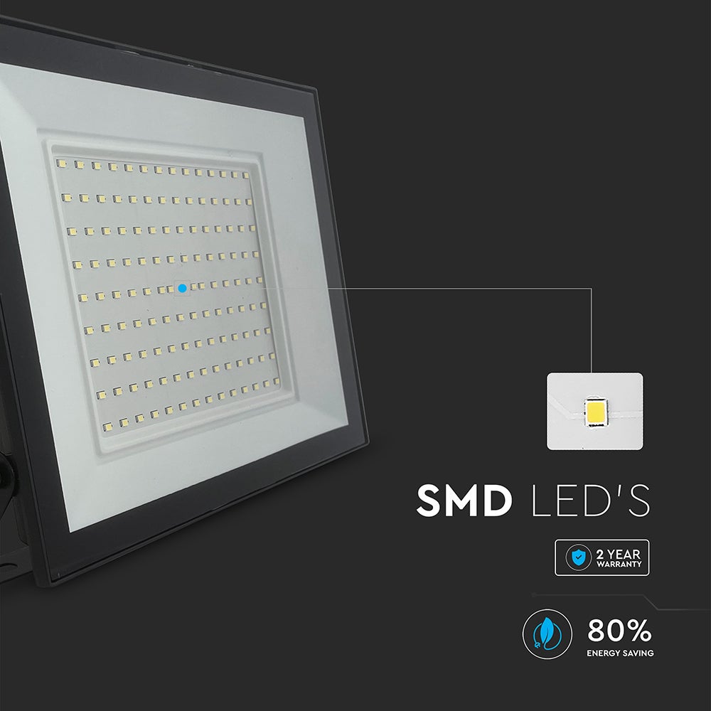 Projecteur LED 100W 4000K Noir 8700lm - 6