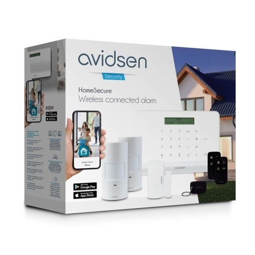 Kit alarme connectée HomeSecure sans fil alimentation secteur Avidsen - 5