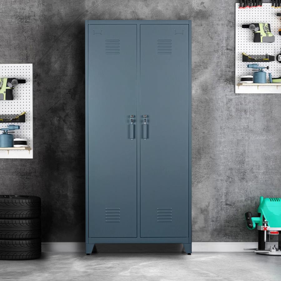 Armadio Metallico 12 Scomparti Con Serratura - Grigio Scuro, Per Spogliatoi, Ufficio, Palestra - Foto 6