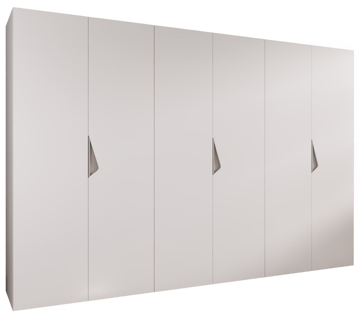 Szafa uchylna otwierana Sandi 1 300 (100x3) x 52 x 202 cm biały + u. Kaszmir Abiks Meble