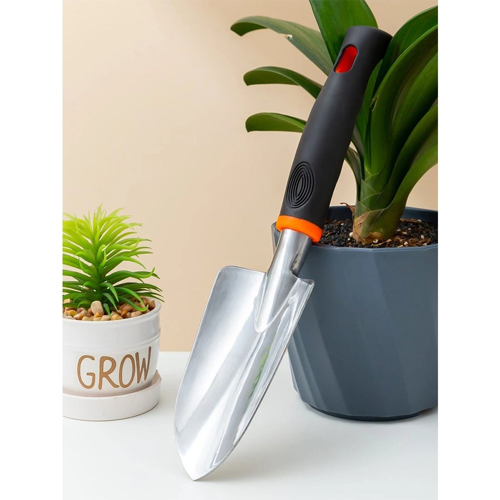 Pelle de jardin truelle à main de jardin, pelle à main robuste avec poignée ergonomique, petites pelles à outils de jardinage pour creuser - 5