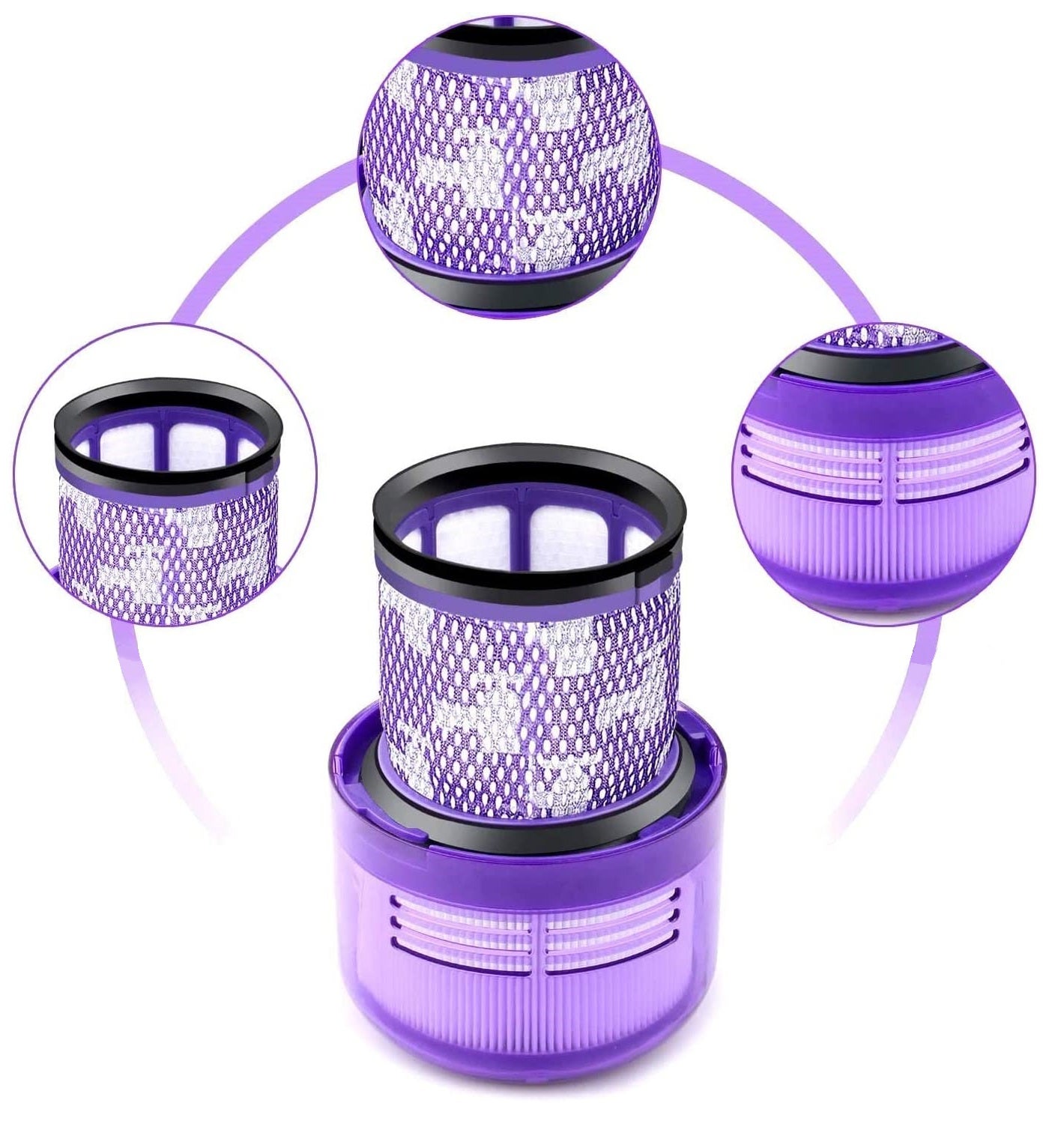 Filtro per Dyson V15 Filtro di ricambio 970013-02 aspirapolvere Serie V15 Detect [Lotto 2] Phonillico® - 6