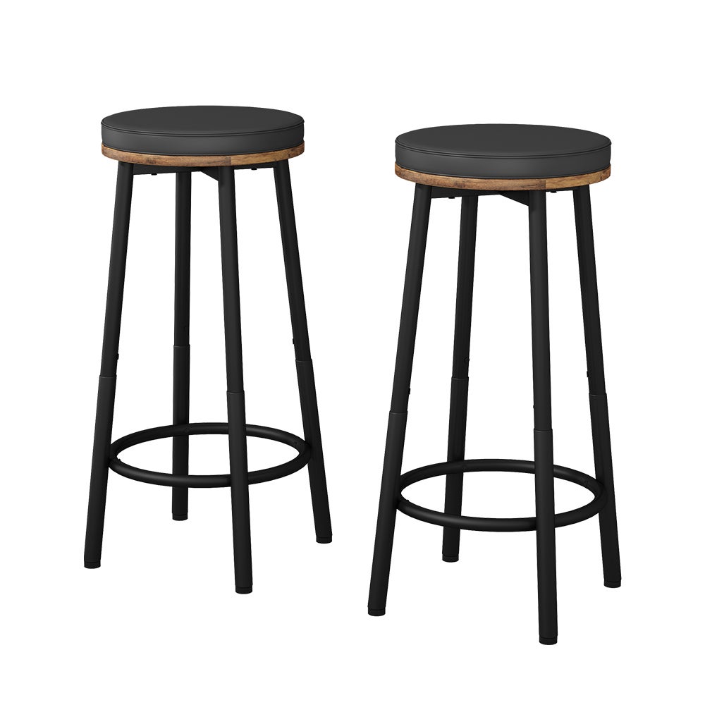 Vicco Stołek barowy zestaw 2 Edmonton, Rustykalny dąb, 31.5 x 64 cm 2 części - 7