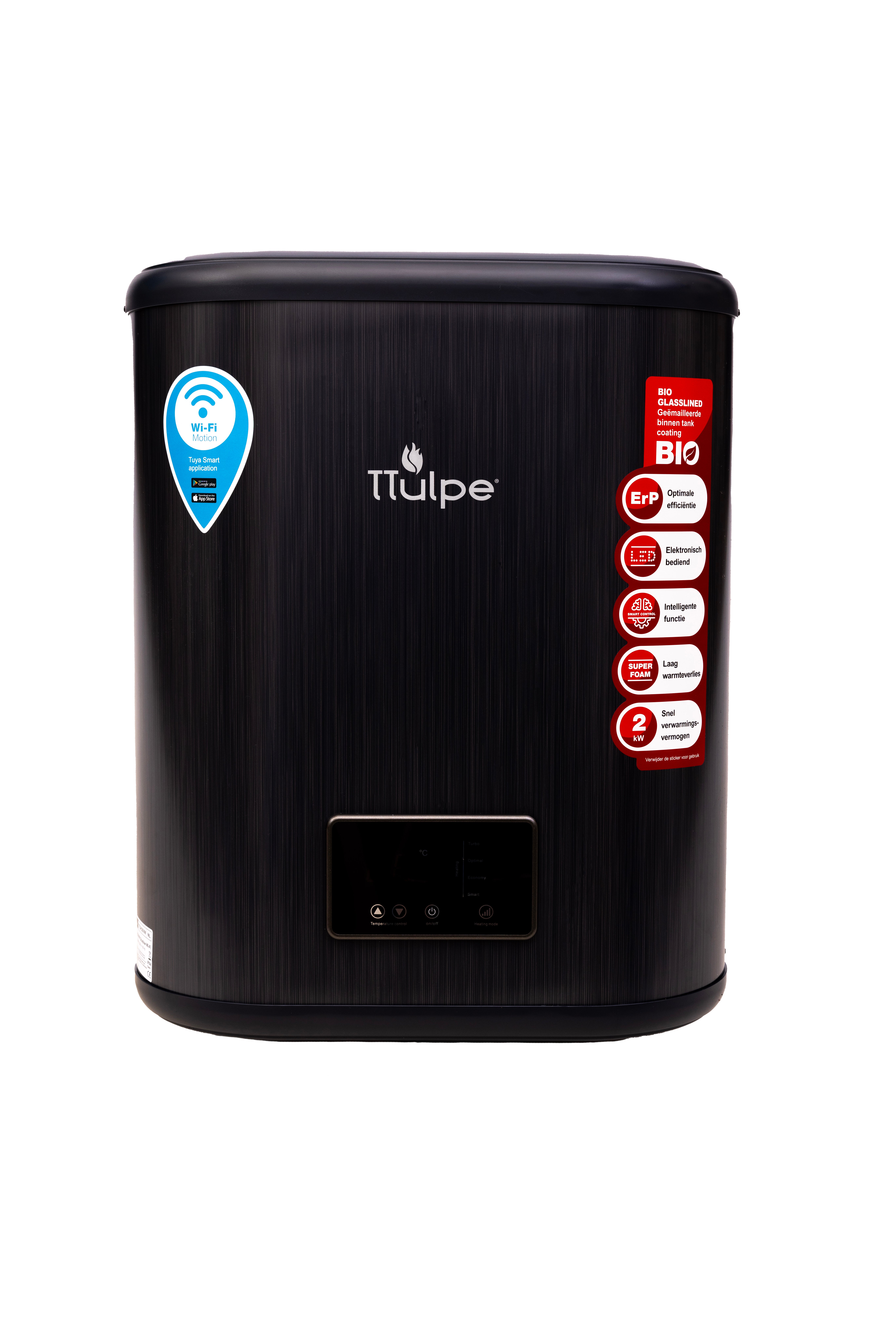 TTulpe Verlo 30 Heizkessel - Wandmontiert 2-Tank, Elektronisches Display, 1800W