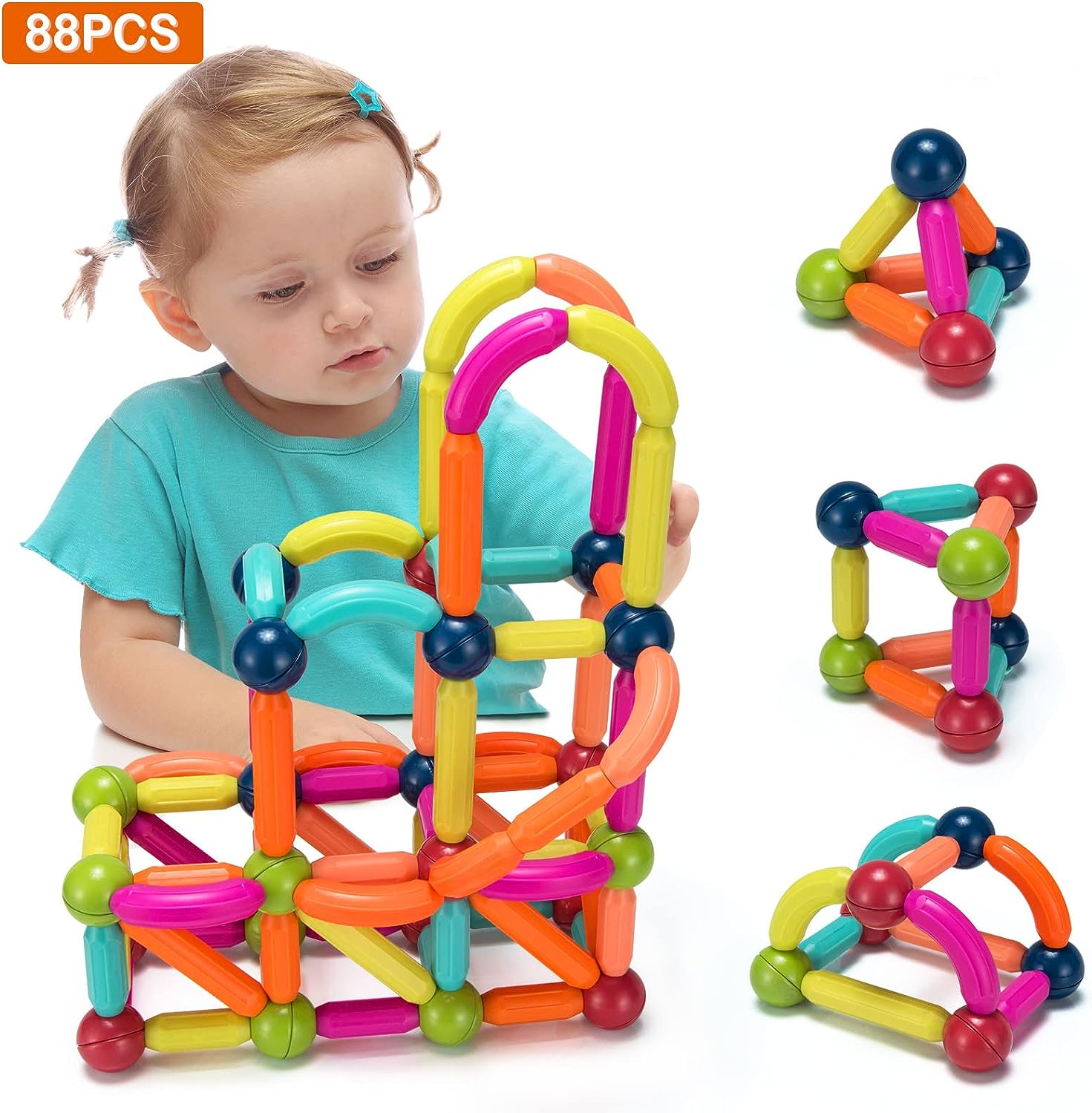 8 Riflettori Magnetici Di Sicurezza Per Bambini E Adulti - Clip Riflettenti Per Zaini, Vestiti, Passeggini - 2