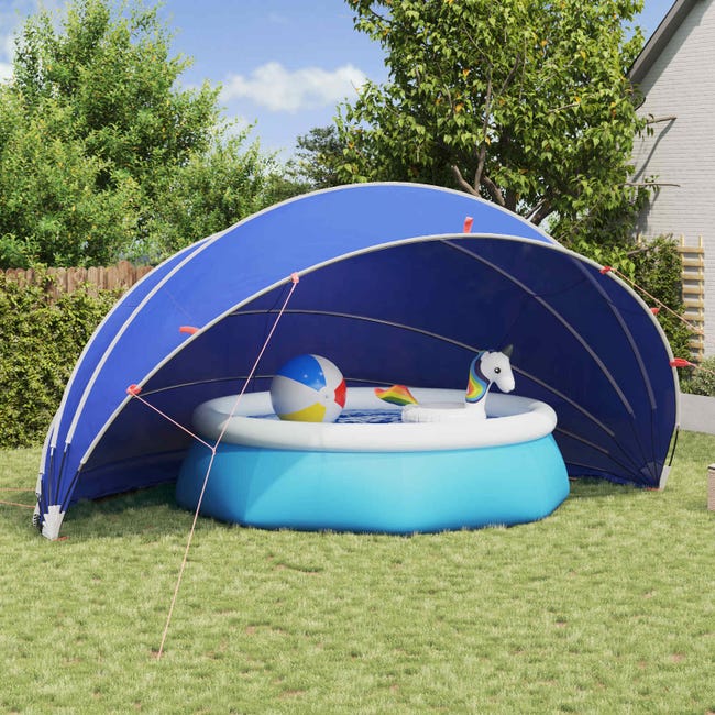 Cúpula verde para piscina de 592 x 590 x 275 cm. | Leroy Merlin