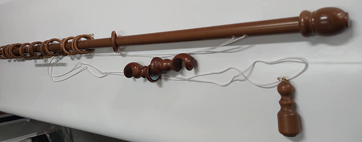 Tringle à Rideaux En Métal 20 Mm - Finition Satinée Ou Chromée - Sur Mesure