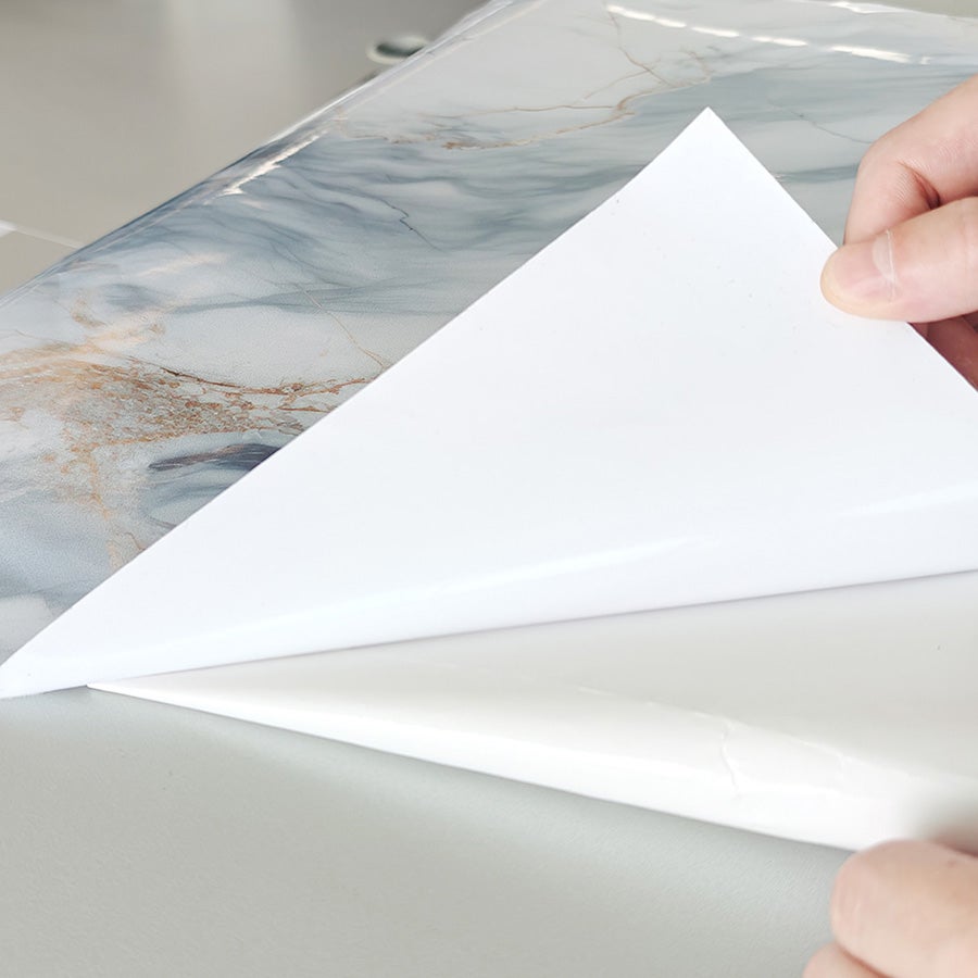 TRITON: Vinyle adhésif pour plan de travail de cuisine et salle de bain. Résistant aux taches. Imperméable. Facile à poser et à nettoyer. 0,65x2m - 9