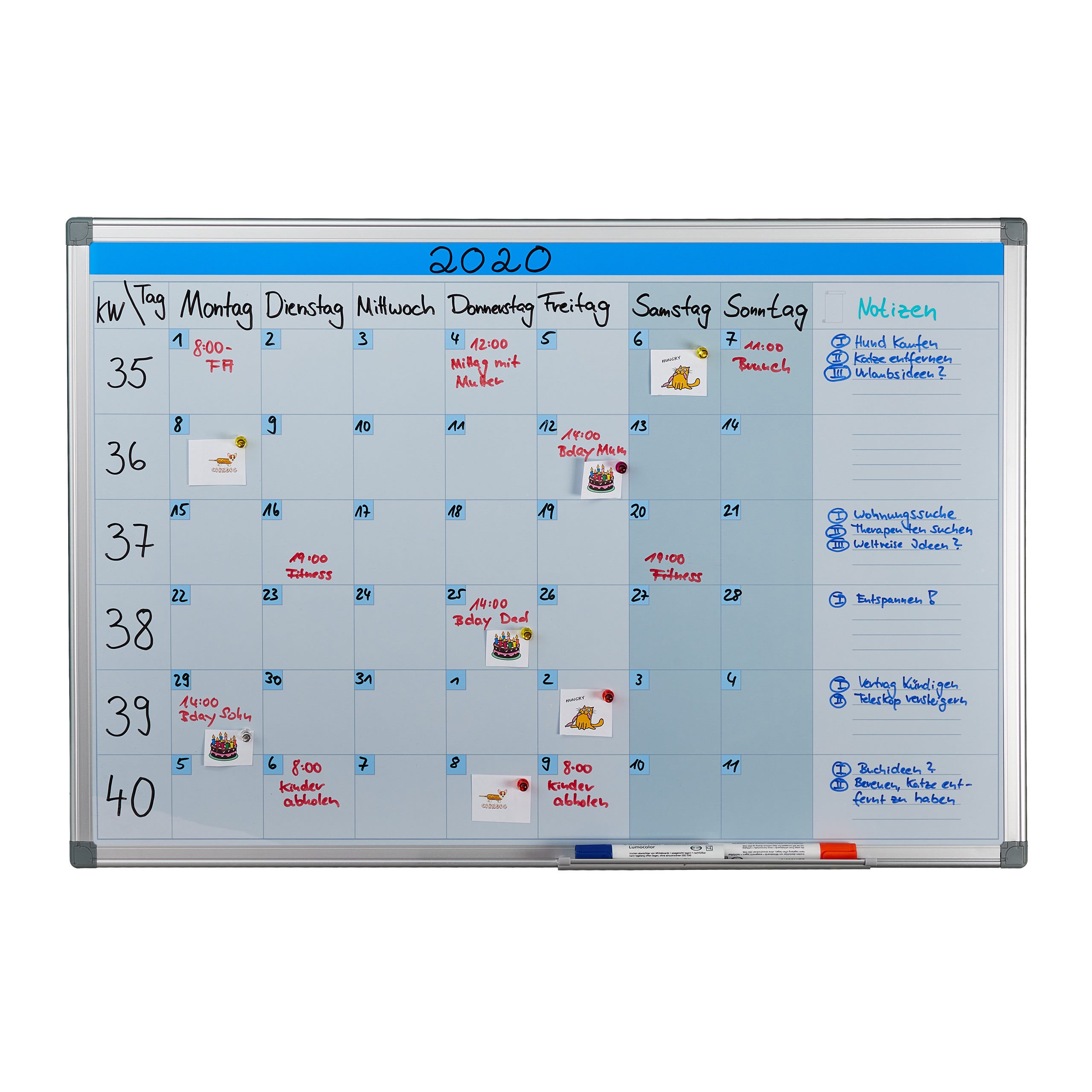 LIKARTO Planificador semanal para niños - Pizarra magnética Montessori LIKARTO Planificador semanal para niños - Pizarra magnética Montessori