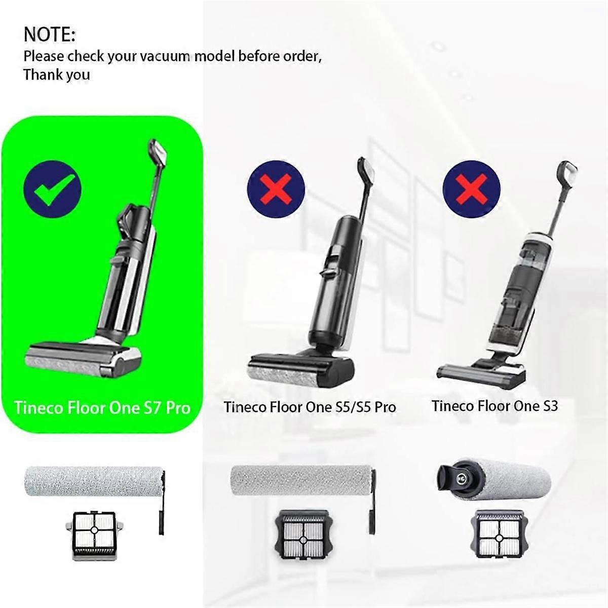 Lot De 2 Rouleaux Brosses Et 4 Filtres HEPA, Compatibles Avec Les Aspirateurs Sans Fil Tineco Ifloor 3 Floor One S3 88660748