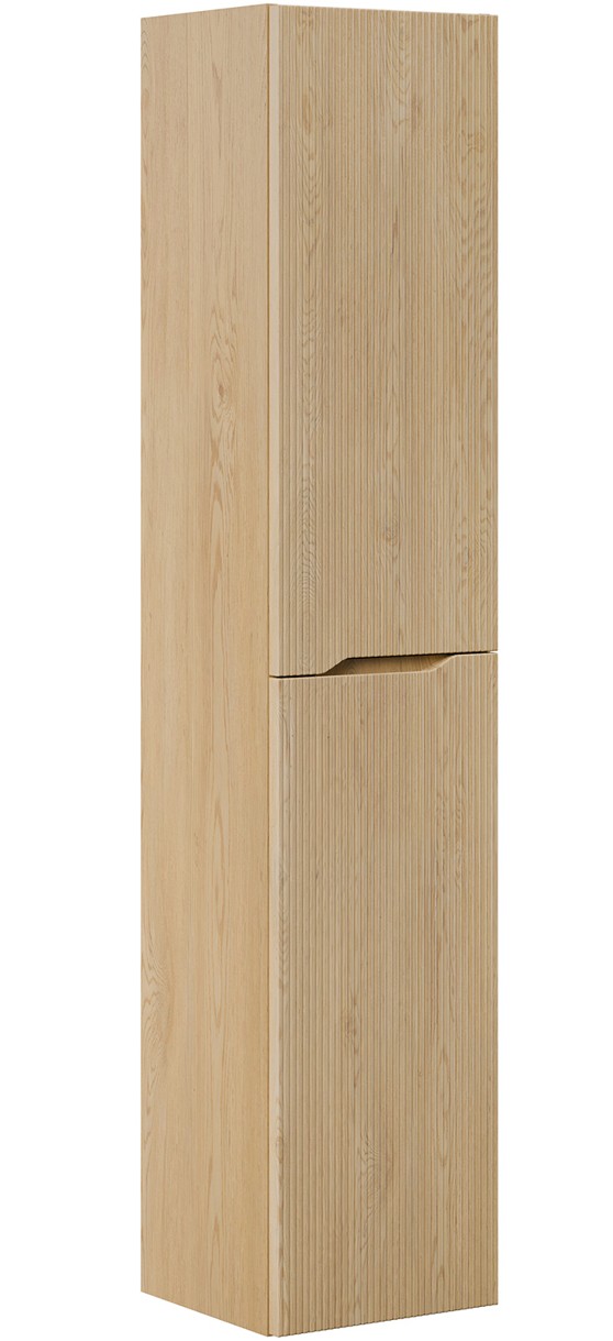 Słupek łazienkowy 170 cm Nordic Cremona dąb frezowany MDF 2 drzwi