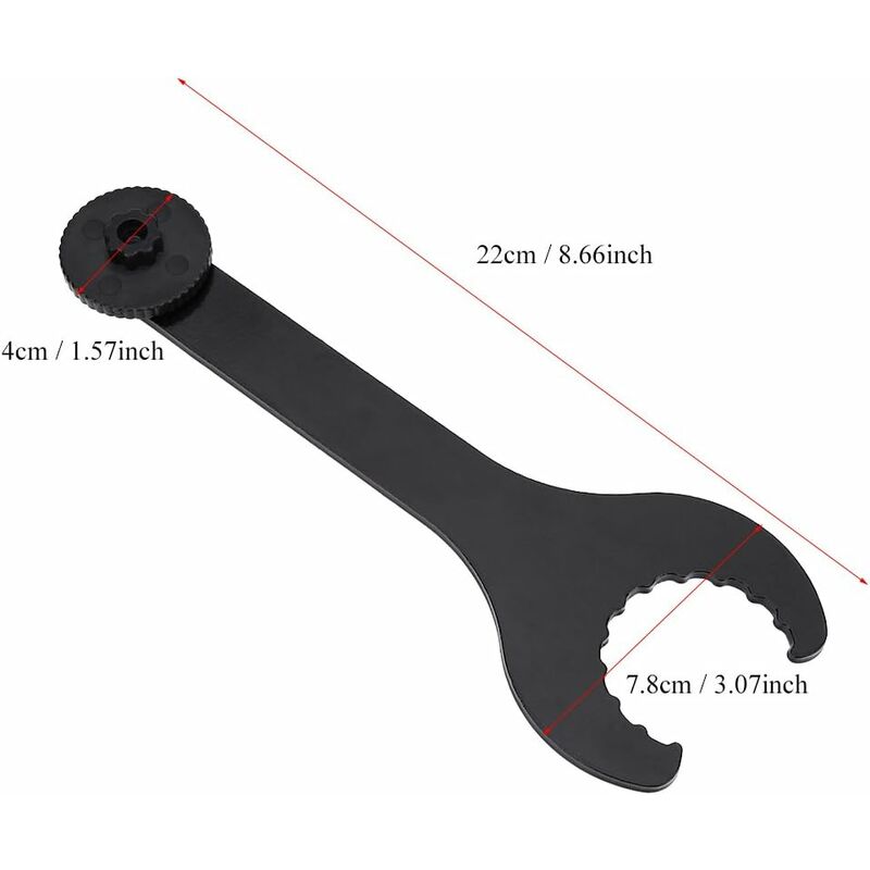 Llave De Pedalier, Soporte Inferior, Llave De Rueda, Herramienta De Reparación De Ciclismo, Herramienta De Acero, De Goma, Acero + Soporte Inferior, Llave De Soporte Inferior