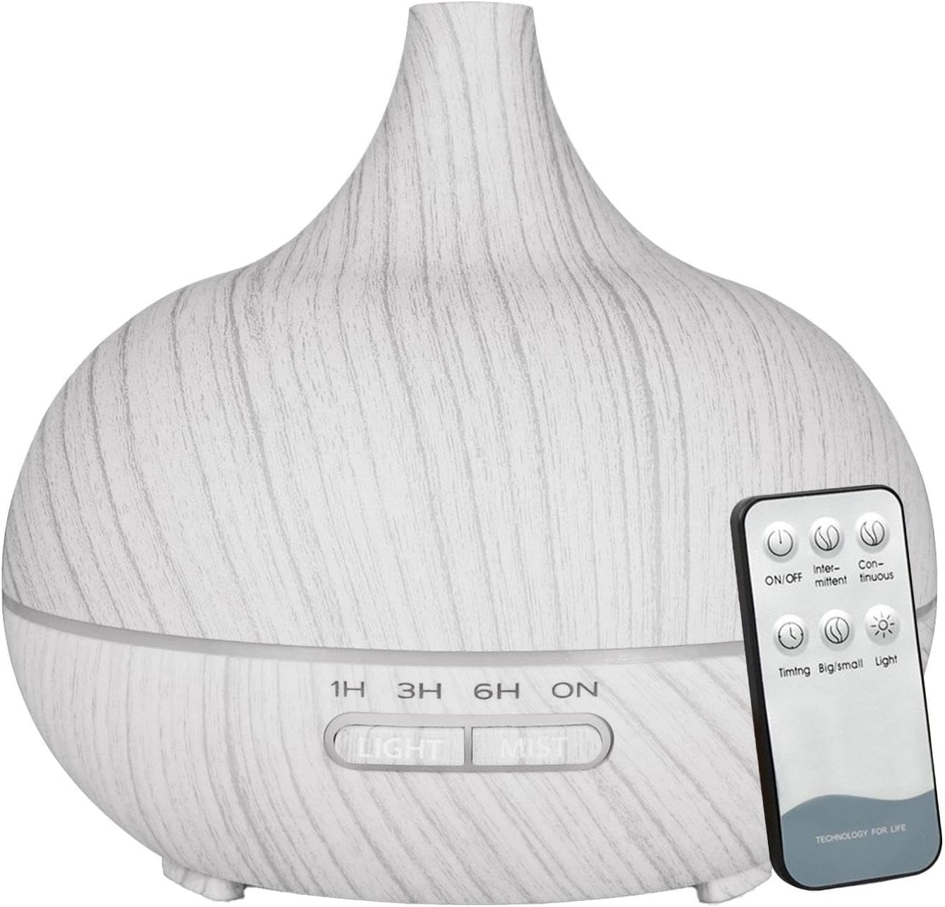 Humidificateur, diffuseur d'aromathérapie 550 ml avec télécommande ...