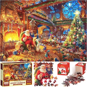 Calendario dell'Avvento Puzzle di Natale | Rendi il Natale Magico - Pu