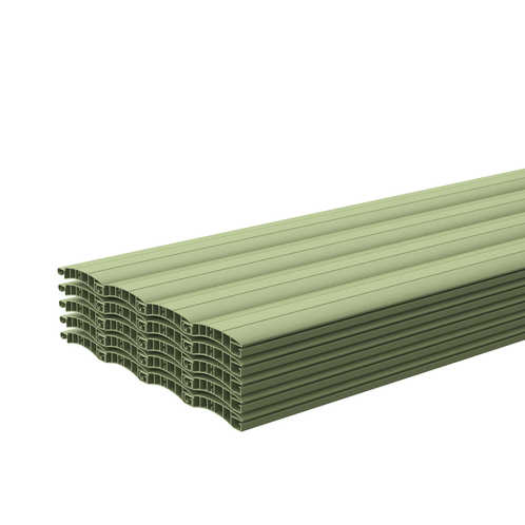 Volet roulant PVC, découpé et assemblé (Terre Cuite Largeur:160 x Hauteur:300) - 5