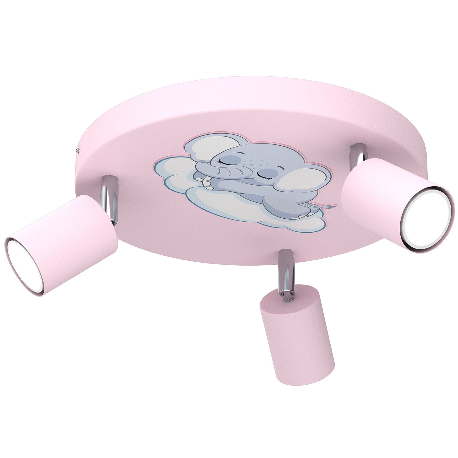 Lampa sufitowa wisząca Fun różowo-niebieska-biała 3xGU10x8W wym: 10,5 x 30 x 30 cm metal Luminex