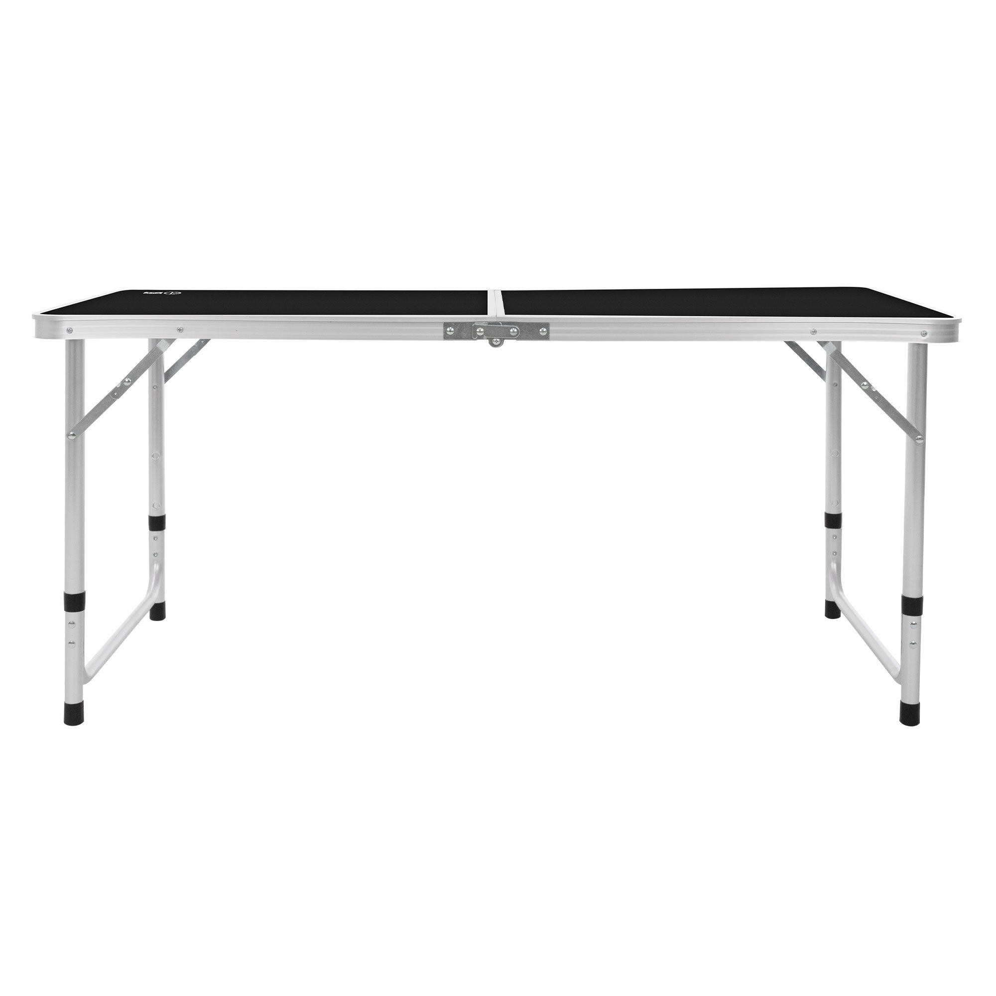 Table Camping Pliable Aluminium CampFeuer - 150x80cm - Hauteur Réglable Pour 6 Personnes