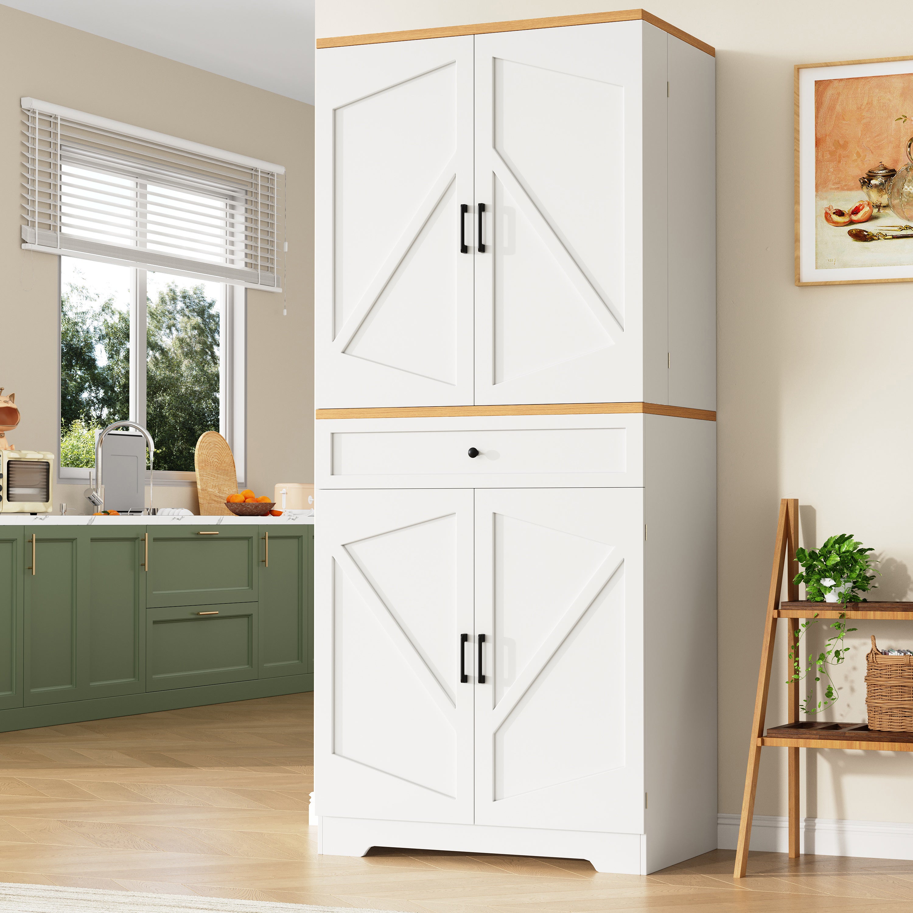 Bestier Buffet avec rangement, armoire à café, buffet de cuisine, îlot