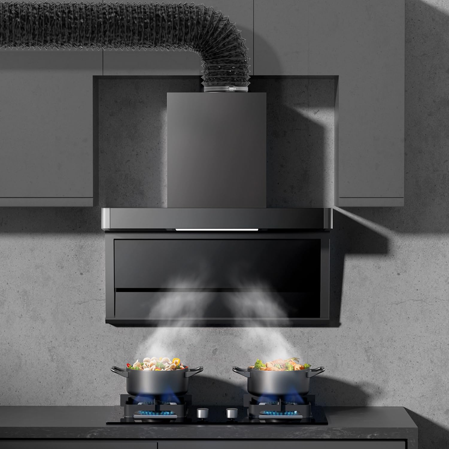 Conduit flexible en aluminium de 3 mètres, tuyau d'évacuation pour sèche-linge, protection triple couche robuste pour la ventilation et l'évacuation - 3