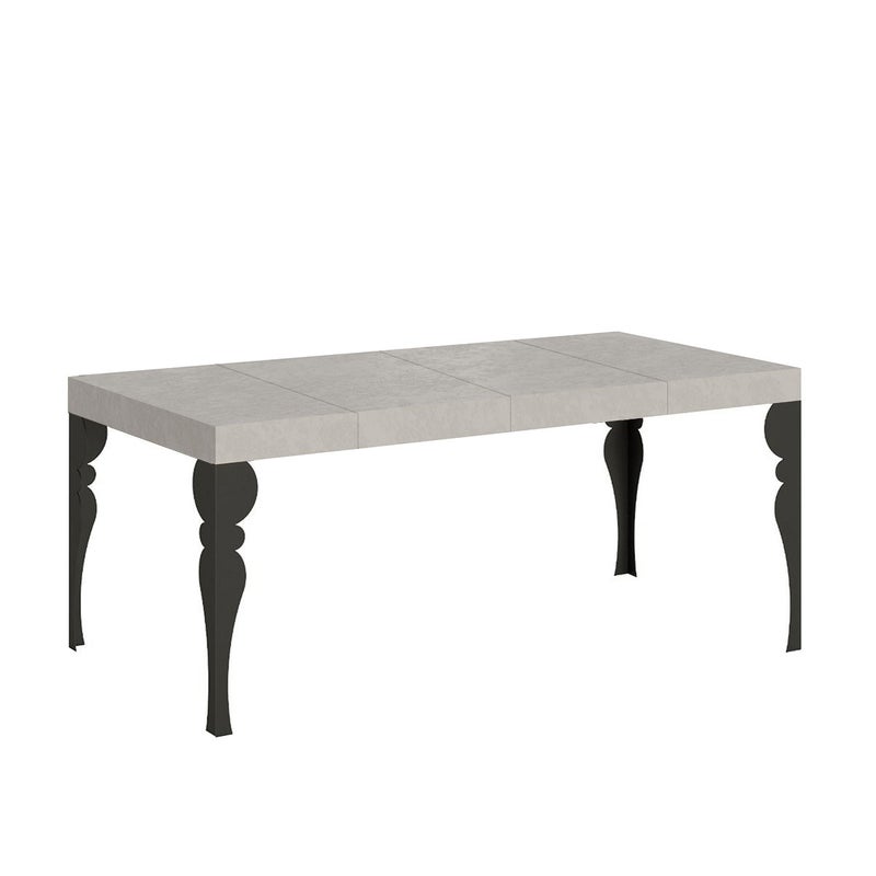 Stół rozkładany Paxon Premium Cashmere 90/246x90 cm z nogami w kolorze antracytowym