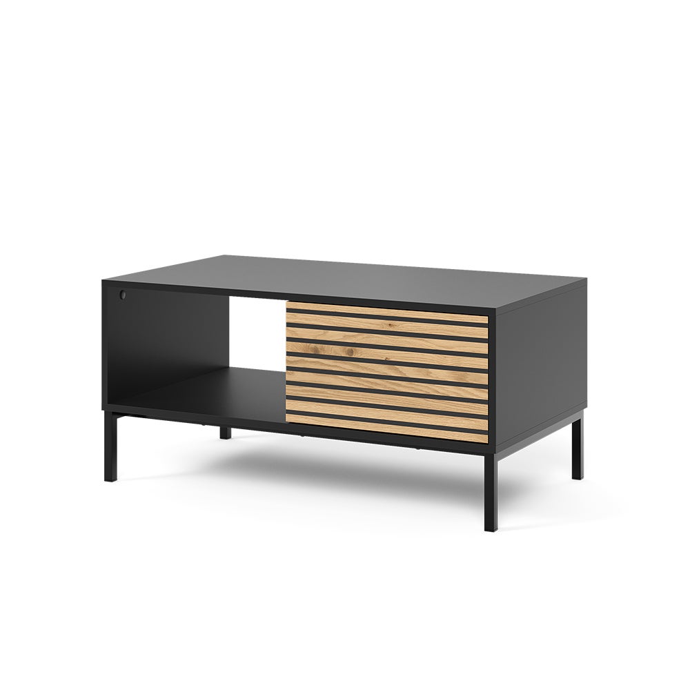 Vicco Stolik kawowy Eliza, Złoty dąb power/antracyt, 90 x 50 cm z szufladą