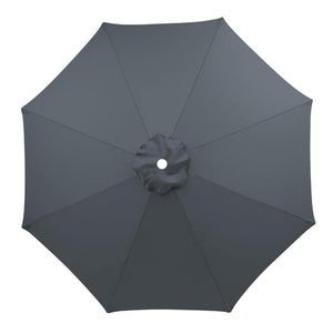 Toile De Rechange Parasol 2m 2.7m 3m - Housse Parasol Déporté 6 Ou 8 Baleines Anti-UV Jardin Terrasse