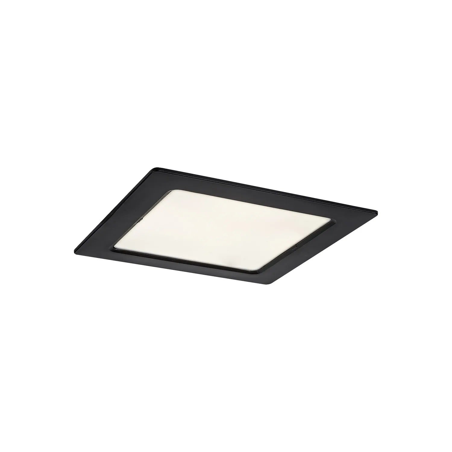 Plafon kwadratowy wpuszczany Shaun2 LED 12W Neutralna biel 810lm czarno-biały wym:0,3x17x17cm IP20 Rabalux