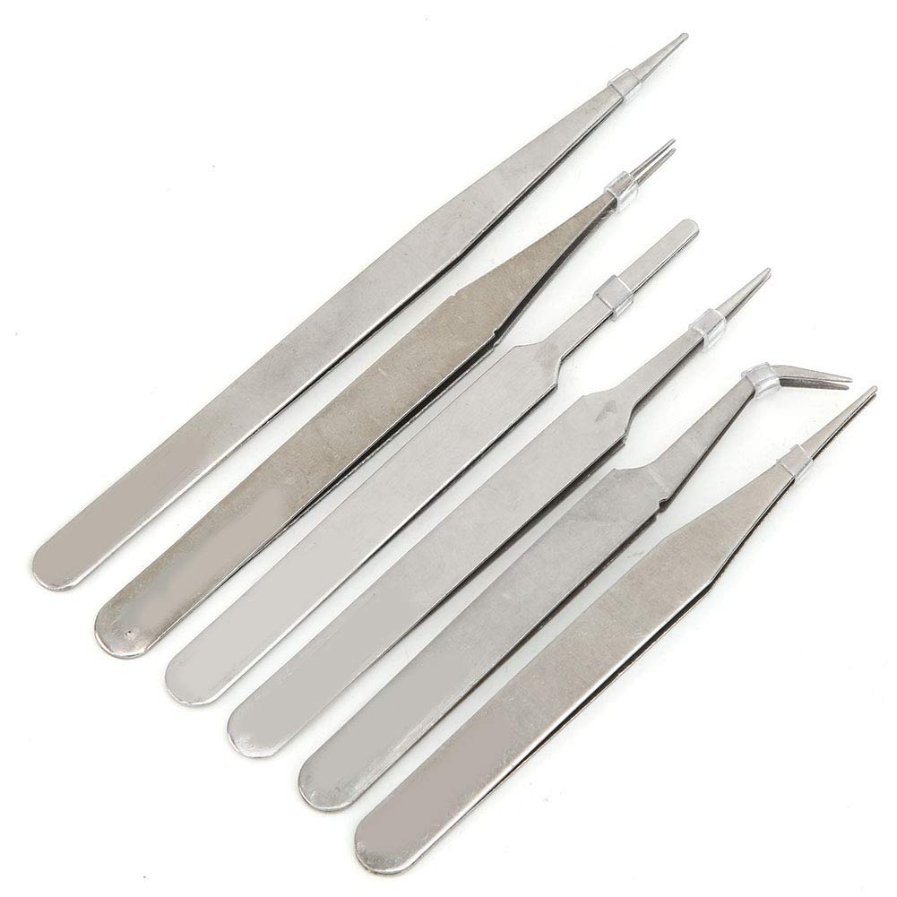 Set 2 Pinzette Di Precisione Con Rivestimento Isolante - Foto 2