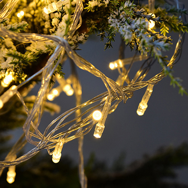 100M 500 luci a stringa a LED lucine bianche calde 8 modalità di illuminazione luci per feste da giardino per interni ed esterni luci natalizie IP44 - 3