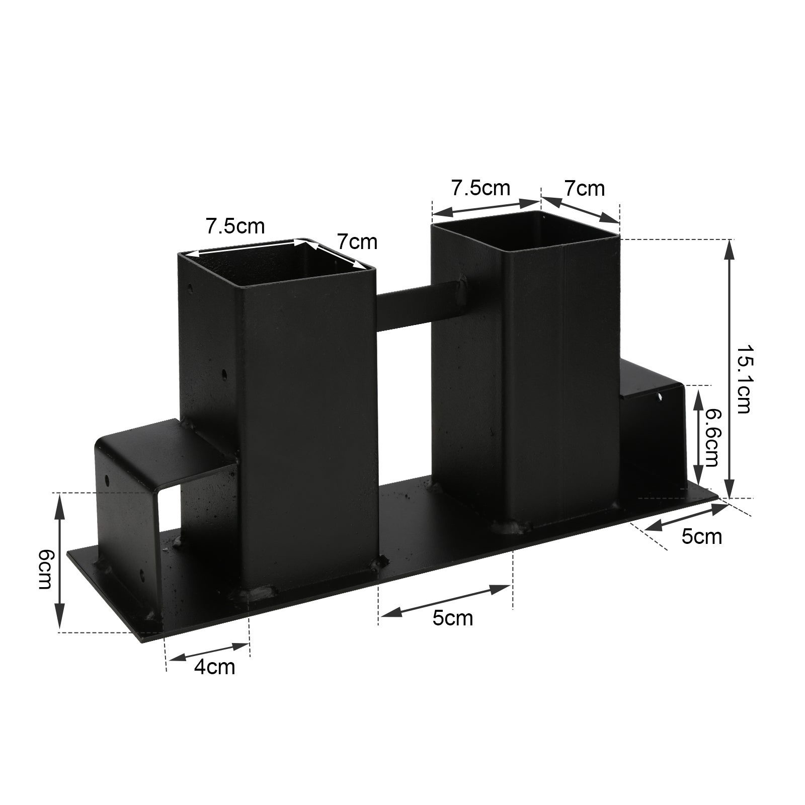Set Supporti Per Legna Da Ardere - 4 Pezzi In Acciaio Zincato, Per Scaffali - Foto 10